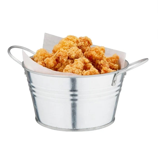 Olympia Mini Metal Food Bucket Shallow 150mm