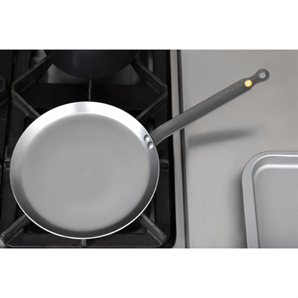 De Buyer Mineral B Black Iron Crepe Pan 240mm