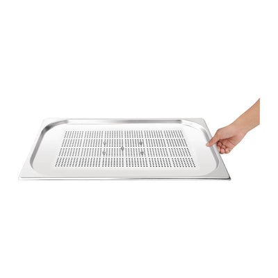 Vogue Stainless Steel Perforated Spiked Meat Dish