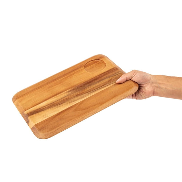 Rounded Acacia Wooden Serving Board