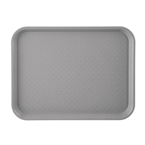 Olympia Kristallon Polypropylene Fast Food Tray Grey Small 345mm