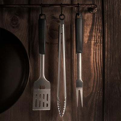 Tramontina Barbecue Tools Set Black (Pack of 3)