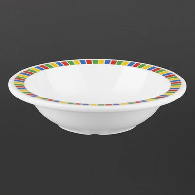 Kristallon Fairground Melamine Bowls 150mm (Pack of 12)