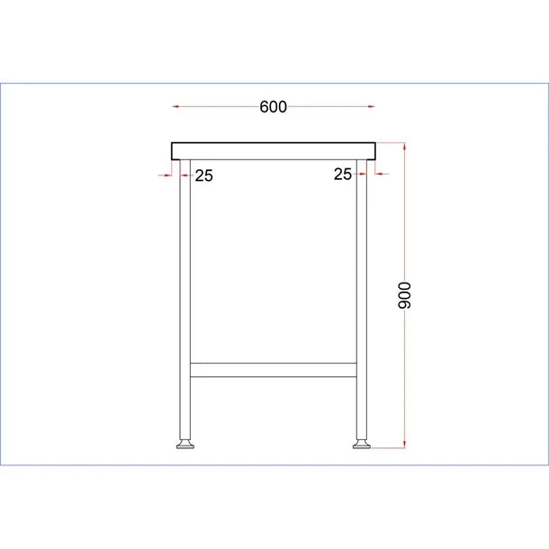 Holmes Stainless Steel Centre Table 900mm