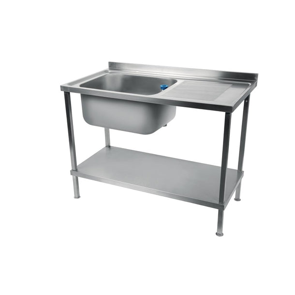 Holmes Fully Assembled Stainless Steel Sink Left Hand Drainer 1800mm