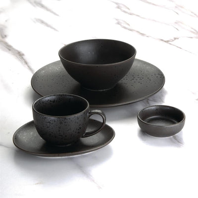 Olympia Fusion Round Black Coupe Plate 270mm (Pack of 4)