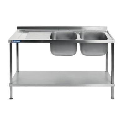 Holmes Fully Assembled Stainless Steel Sink Left Hand Drainer 1500mm