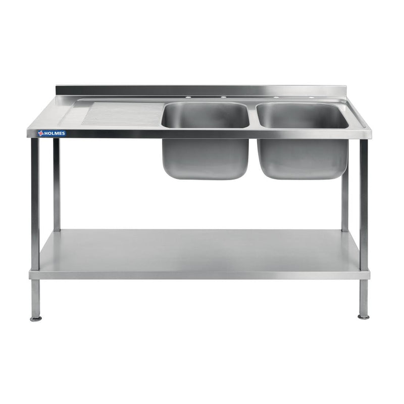 Holmes Fully Assembled Stainless Steel Sink Left Hand Drainer 1800mm
