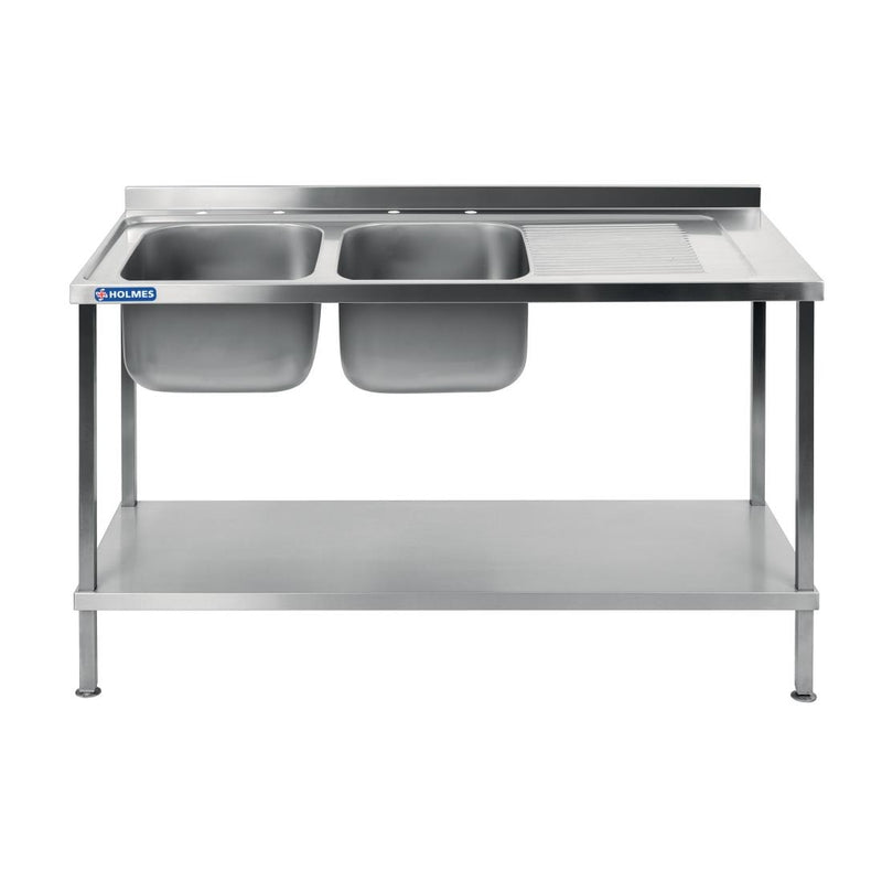 Holmes Fully Assembled Stainless Steel Sink Right Hand Drainer 1800mm