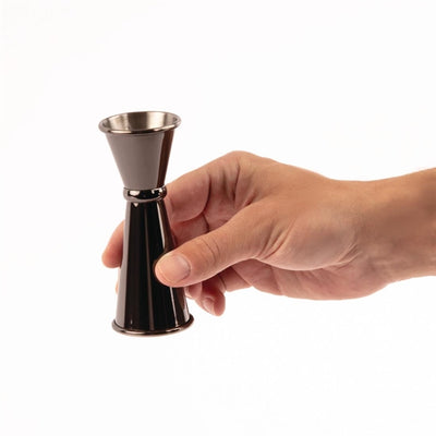 Olympia Banded Jigger Gunmetal