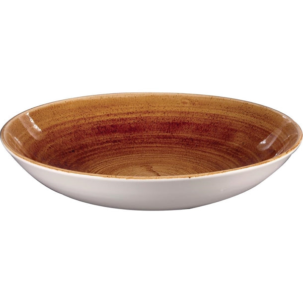 Churchill Stonecast Patina Coupe Bowls Vintage Copper 248mm (Pack of 12)