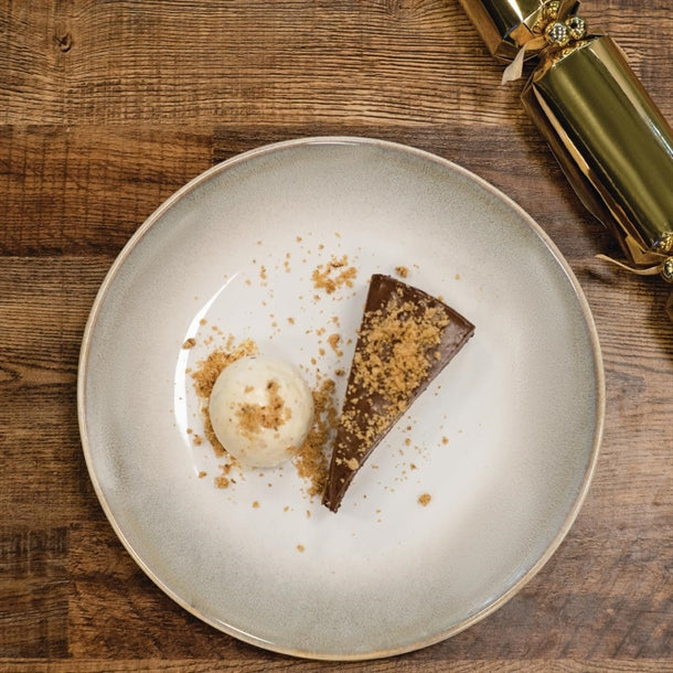 Olympia Birch Taupe Coupe Plates 205mm (Pack of 6)