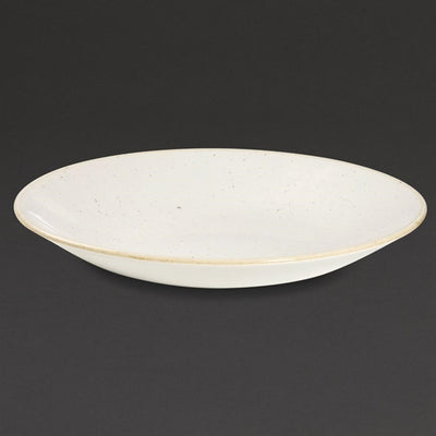 Churchill Stonecast Deep Coupe Plates Barley White 240mm (Pack of 12)