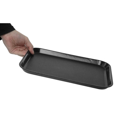 Cambro EpicTread Fibreglass Rectangular Non-Slip Tray Blue 350mm