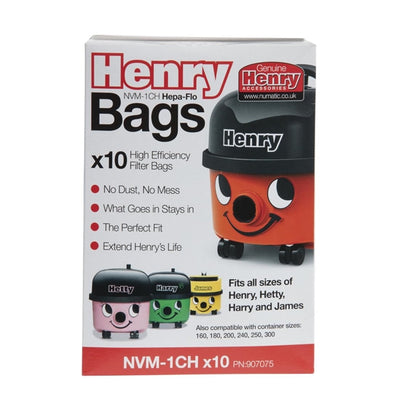 Numatic Henry Replacement Dust Bags (Pack of 10)