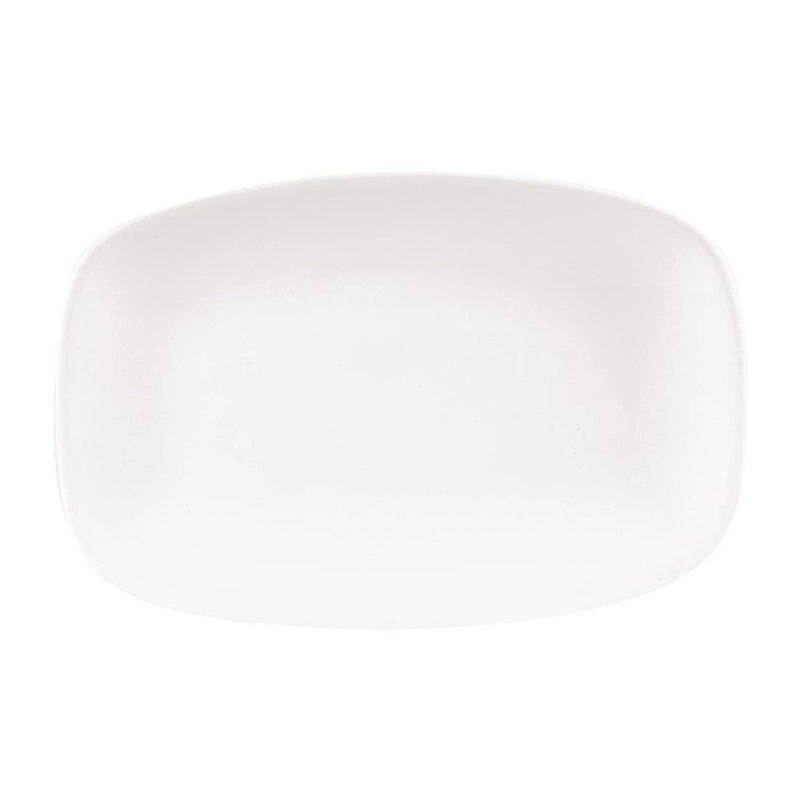 Churchill X Squared Oblong Plates White 157 x 237mm (Pack of 12)