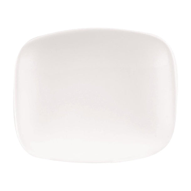 Churchill X Squared Oblong Plates White 126 x 154mm (Pack of 12)