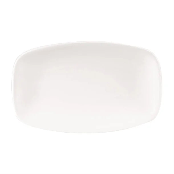 Churchill X Squared Oblong Plates White 121 x 200mm (Pack of 12)
