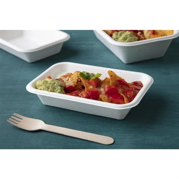 Fiesta Green Compostable Bagasse Food Trays 16oz (Pack of 50)