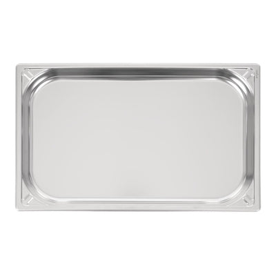 Vogue Heavy Duty Stainless Steel 1-1 Gastronorm Pan 40mm