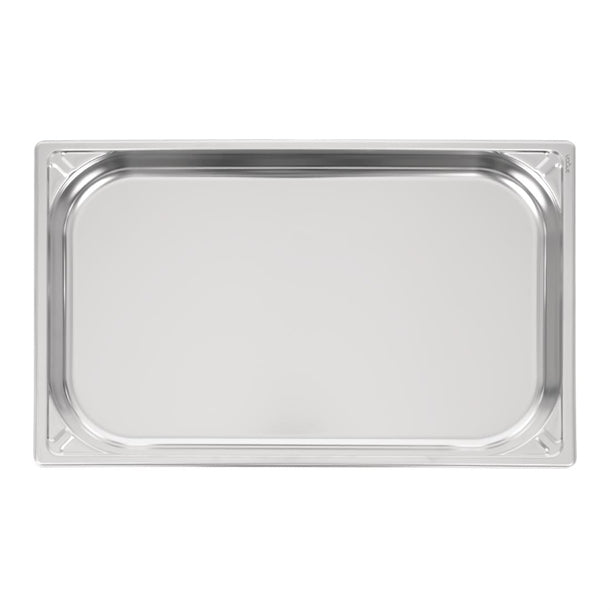 Vogue Heavy Duty Stainless Steel 1-1 Gastronorm Pan 40mm