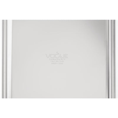 Vogue Heavy Duty Stainless Steel 1-1 Gastronorm Pan 65mm