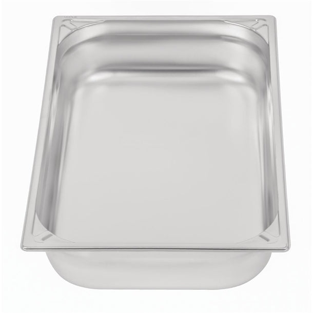Vogue Heavy Duty Stainless Steel 1-1 Gastronorm Pan 100mm