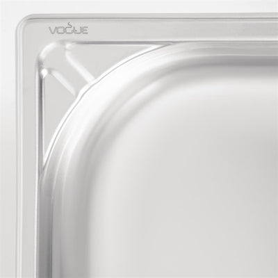 Vogue Heavy Duty Stainless Steel 1-1 Gastronorm Pan 100mm