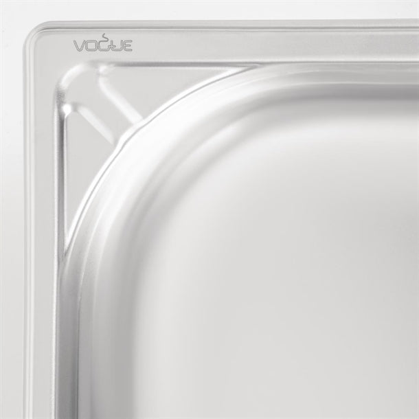Vogue Heavy Duty Stainless Steel 1-1 Gastronorm Pan 100mm