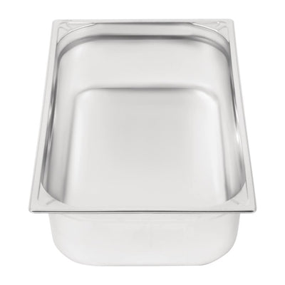 Vogue Heavy Duty Stainless Steel 1-1 Gastronorm Pan 150mm