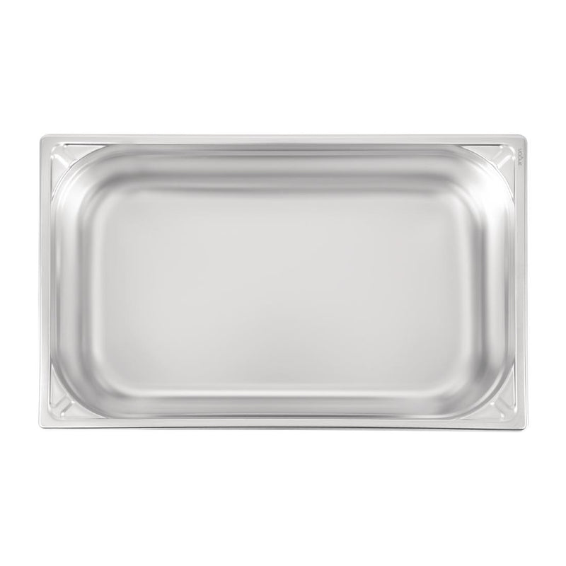 Vogue Heavy Duty Stainless Steel 1-1 Gastronorm Pan 150mm