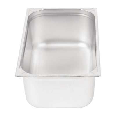 Vogue Heavy Duty Stainless Steel 1-1 Gastronorm Pan 200mm