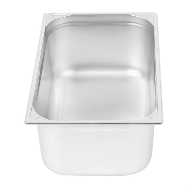 Vogue Heavy Duty Stainless Steel 1-1 Gastronorm Pan 200mm