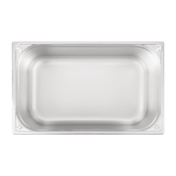 Vogue Heavy Duty Stainless Steel 1-1 Gastronorm Pan 200mm