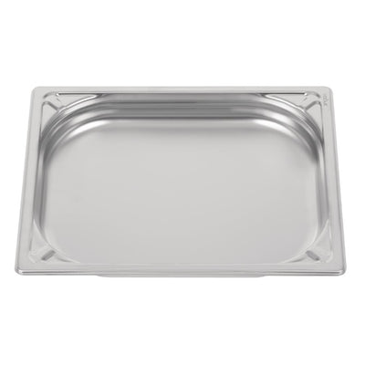 Vogue Heavy Duty Stainless Steel 1-2 Gastronorm Pan 40mm