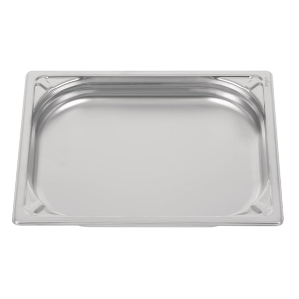 Vogue Heavy Duty Stainless Steel 1-2 Gastronorm Pan 40mm