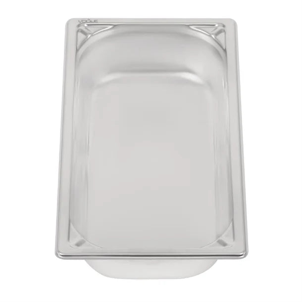 Vogue Heavy Duty Stainless Steel 1-1 Gastronorm Pan 100mm