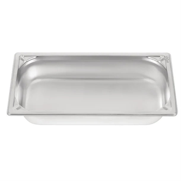 Vogue Heavy Duty Stainless Steel 1-1 Gastronorm Pan 100mm