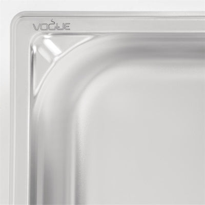 Vogue Heavy Duty Stainless Steel 1-3 Gastronorm Pan 65mm