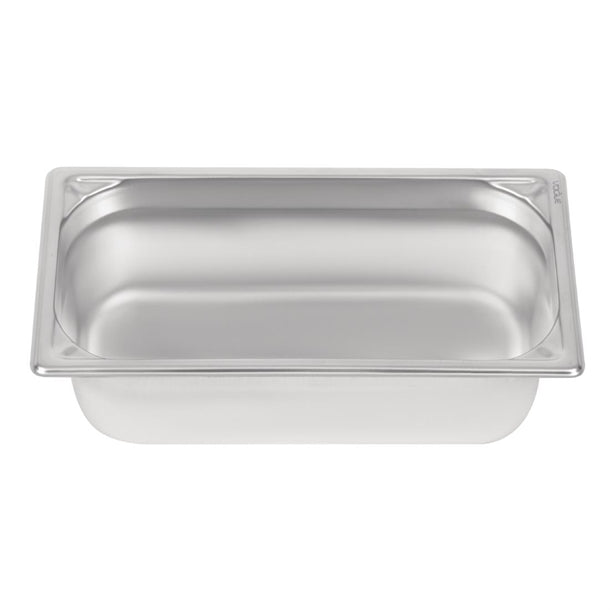 Vogue Heavy Duty Stainless Steel 1-3 Gastronorm Pan 65mm