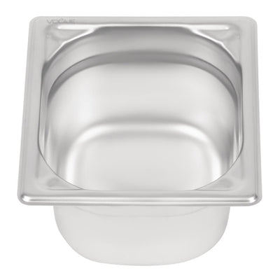 Vogue Heavy Duty Stainless Steel 1-3 Gastronorm Pan 100mm