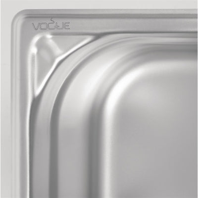 Vogue Heavy Duty Stainless Steel 1-6 Gastronorm Pan 100mm