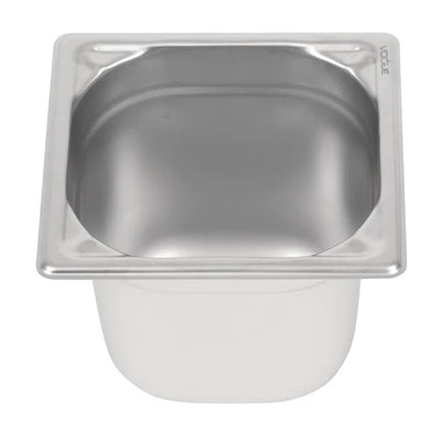 Vogue Heavy Duty Stainless Steel 1-6 Gastronorm Pan 150mm