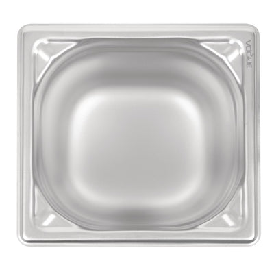 Vogue Heavy Duty Stainless Steel 1-6 Gastronorm Pan 150mm