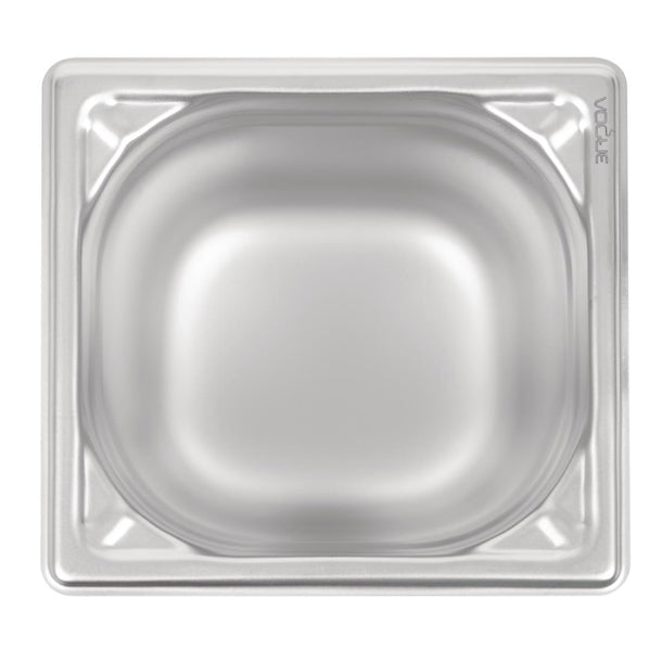 Vogue Heavy Duty Stainless Steel 1-6 Gastronorm Pan 150mm