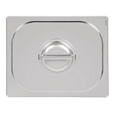 Vogue Heavy Duty Stainless Steel 1-2 Gastronorm Pan Lid
