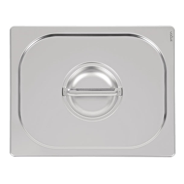 Vogue Heavy Duty Stainless Steel 1-2 Gastronorm Pan Lid