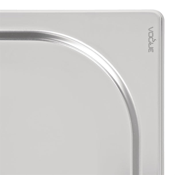 Vogue Heavy Duty Stainless Steel 1-2 Gastronorm Pan Lid