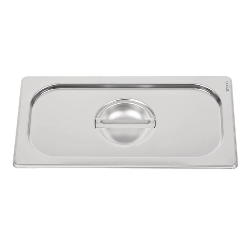 Vogue Heavy Duty Stainless Steel 1-3 Gastronorm Pan Lid