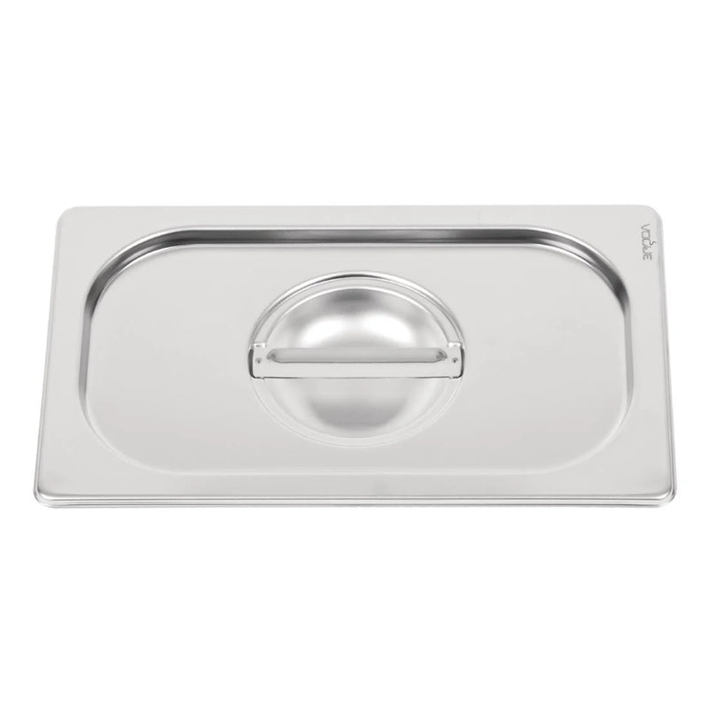 Vogue Heavy Duty Stainless Steel 1-4 Gastronorm Pan Lid